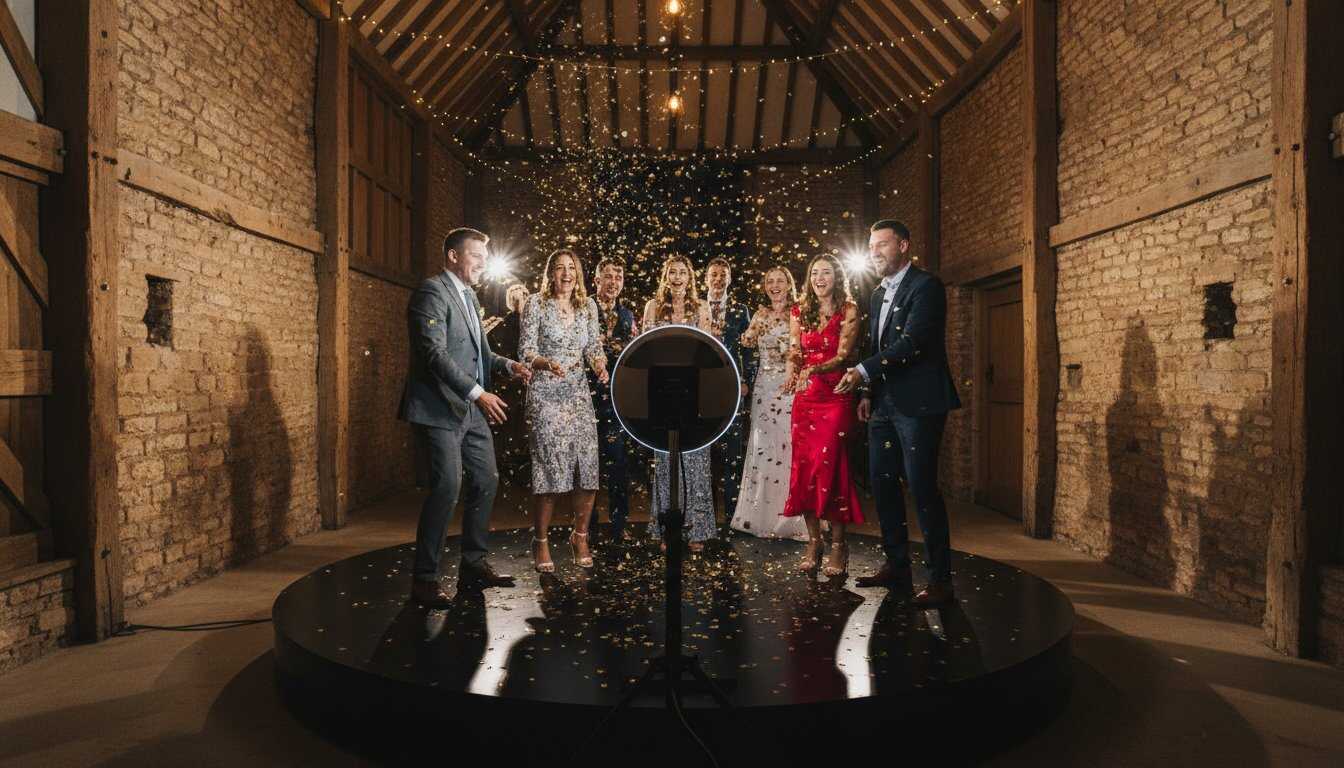 360 Photo Booth Hire Leeds: 2026 Stress-Free Guide - Hero Image 360 Photo Booth Hire Leeds: 2026 Stress-Free Guide - DAVE SPINK WEDDING PHOTOGRAPHY AND FILMS